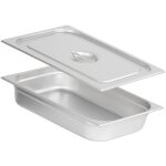 Bac gn 1 / 1, couvercle hauteur 100 mm diffrentes tailles disponibles, acier inoxydable - mahlzeit