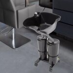 Bac de lavage mobile pour le salon de coiffure lave - cheveux lave - tte avec pompe