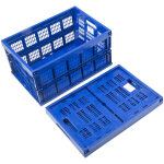 Bac pliable bleu sans couvercle 45l, 535mm x 360mm x 280mm ( prix pour 1 )