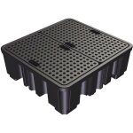 Clas - bac r�tention 480l 4 futs - hu 0450 equipements