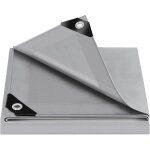 Bche de protection, 3x3 m, en pe 140 g / m, bche impermable anti - uv, bche avec ?illets, rsistante ...