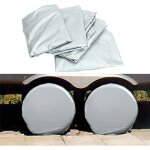 Bâche pour voiture lot de 4 housses de pneu pour roue de camping - car, étanches en tissu oxford camionnette, ... Bâche pour voiture lot de 4 housses de pneu pour roue de camping - car, étanches en tissu oxford camionnette, ...