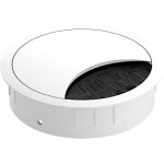 930. 303 passe - cbles rond zinc moul sous pression blanc 1 pc(s) - bachmann