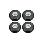 Yzmrbdqc - bagages roues de rechange pour trolley chariot valise, 4 pices 50mm, caoutchouc mtal kit ...