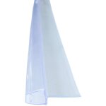 Joint de douche  lvre abrasive transparent 100cm, profil de rejet d'eau pour joint de porte infrieur, ...