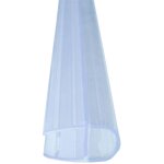 Joint de douche, profil creux, joint de porte transparent 100cm, profil de rejet d'eau pour joint de ...