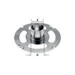 Kr - d 30. 0 / 21. 5 / of 2200 bague de copiage pour fraiseuse - festool