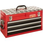 Caisse � outils m�tallique usage intensif 3 tiroirs usage intensif 310x455x192mm - bahco