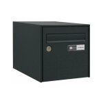 Decayeux - boite aux lettres steel box simple face noir ral 9005