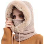 Balaclava chapeau femme multifonction cagoule masque de ski hiver chaud coupe - vent masques polaire ...