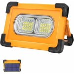 Baladeuse de chantier 80w projecteur led rechargeable 4 modes super brillant lampe de travail projecteur ...
