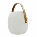 Lumisky - baladeuse solaire et rechargeable jimmy blanc poly�thyl�ne h34cm