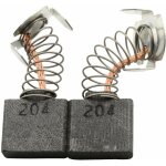 Balais de charbon pour makita mini meuleuse angulaire 9049skd2 - 7x18x16mm