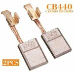Balais de charbon pour moteur makita cb - 440 - compatible avec 18 dhp456, ddf456, bdf452, dtd14