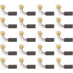 Balais de charbon de rechange pour moteur, lot de 20 balais de charbon pour perceuse �lectrique, meuleuse ...