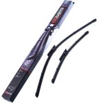 Balais d'essuie - glace avant 660 / 410 mm d�di�s � renault laguna iii, citro�n c3 ii