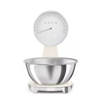 Smeg balance de cuisine 5 kg cr�me brillant - ann�es 50 - ksf01crww