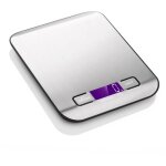 Balance de cuisine �lectronique de haute pr�cision 5000g / 1g avec �cran lcd r�tro�clair�, 5 unit�s tare ...