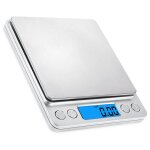 Balance de cuisine num�rique, balance de cuisine �lectrique �tanche rechargeable par usb 3kg / 0, 1g ...
