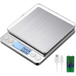 Balance de cuisine numérique rechargeable par usb 3kg / 0. 1g balances de cuisson numériques balances ... Balance de cuisine numérique rechargeable par usb 3kg / 0. 1g balances de cuisson numériques balances ...