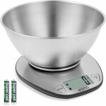 Balance de cuisine / pâtisserie numérique en acier inoxydable, avec bol amovible, fonction tare, écran ... Balance de cuisine / pâtisserie numérique en acier inoxydable, avec bol amovible, fonction tare, écran ...