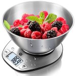 Balance de cuisine / p�tisserie num�rique en acier inoxydable, , fonction tare, �cran lcd