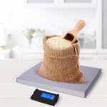 Balance num�rique pour colis, 180 kg / 397 lbs, balance de haute pr�cision avec affichage led, acier ...