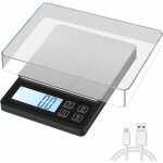 Balance de prcision avec cable usb, 3 kg / 0. 1 g balance de cuisine numrique balance de poche, balance ...