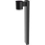 Balise solaire novia noir aluminium h70cm