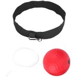Ballon de boxe avec bandeau pour entra�nement, r�flexes et soulagement du stress - rouge