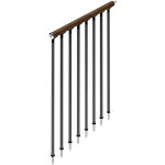 Misterstep - balustrade avec colonnes vertical (modèle tube) - longueur 100 cm - Misterstep - balustrade avec colonnes vertical (modèle tube) - longueur 100 cm -
