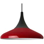 Bamyum - paladin lustre simple rouge, lampe suspendue, h�tel, restaurant, cuisine, salon, hall, lustre ...