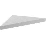 Banc d'angle pour douche en r�sine imitation ardoise - coloris noir