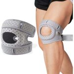 Bandage de genou pour m�nisque et ligaments, th�rapeutique et ajustable, en n�opr�ne, orthop�dique pour ...