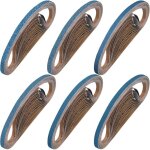 Bandes abrasives 9 x 533 mm, 40 pi�ces bandes abrasives grain 40 / 60 / 80 / 120 / 240 / 400 pour ponceuse ...