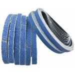 Bandes abrasives en corindon zirconium, 13 x 457 mm, chaque grain 4 x 40 / 60 / 80 / 120 - paquet de ...