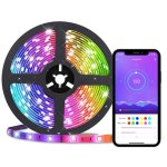 Bande lumineuse led pour �clairage de fond tv avec contr�le par application smartphone et alimentation ...