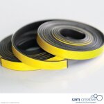 Bande magn�tique pour tableau blanc 5mm jaune