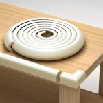 Bande de protection pour b�b� - id�ale pour les angles de meubles, les chemin�es, etc. - 2 m�tres, blanche ...