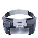 Bandeau loupe horloger mains libres loupe avec lumi�re casque loupe grossissante avec led lumi�re, pour ...