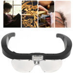 Bandeau loupe r�glable led lumi�re blanche 4 lentilles interchangeables loupe de montage de t�te pour ...