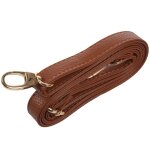 Bandouli�re de rechange en cuir pour sac � main, r�glable, 140 x 2 cm, marron