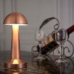 Bar led lampe de table, usb rechargeable sans fil contr�le tactile gradable lampe de bureau, pour h�tel ...