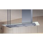 Baraldi - hotte elea isola style avec vitre cm 146 droite - inox - 800 m3 / h