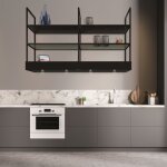 Baraldi - hotte mensola parete - cm. 120x48 ? noire ? 900 m3 / h