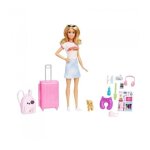 Barbie - en dplacement - coffret de jeu avec chiot et accessoires hjy18