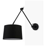 Barcelona led - applique elbow e27 avec bras articulé - noir Barcelona led - applique elbow e27 avec bras articulé - noir