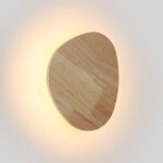 Applique murale en bois 'eclipse 3' 8w - lumière chaude - blanc chaud Applique murale en bois 'eclipse 3' 8w - lumière chaude - blanc chaud