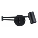 Applique murale extensible paula - e27 g45 - noir Applique murale extensible paula - e27 g45 - noir