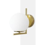 Applique murale globe en verre 'margaret' - dor�